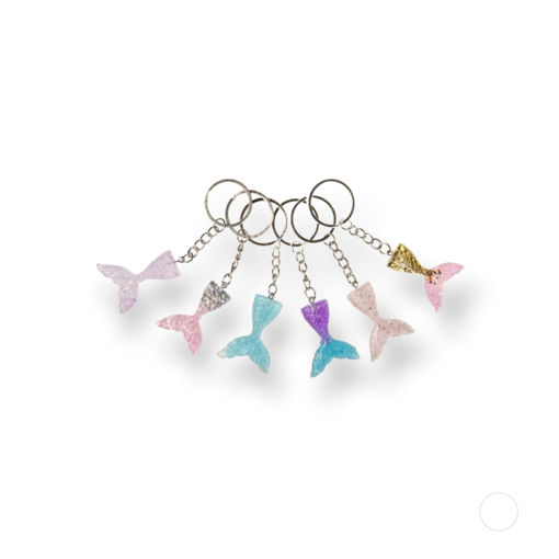 Picture of KEY CHAIN GLITER MERMAID TAIL 4,5 CM LONG
